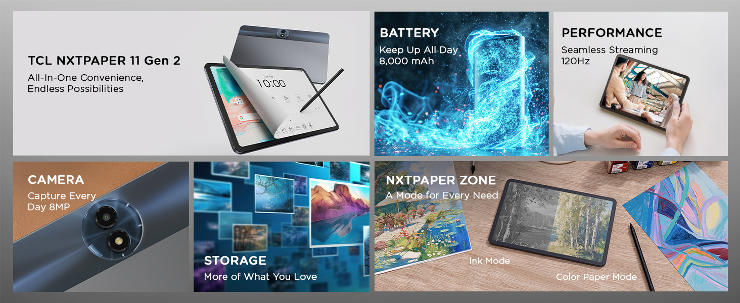 TCL NXTPAPER 11 Gen 2 Android Tablet