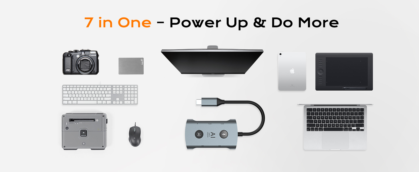 AI laptop docking stations dual monitor